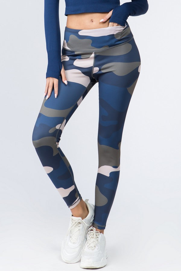 Blue Navy Camo Leggings – Perri's Boutique N Style