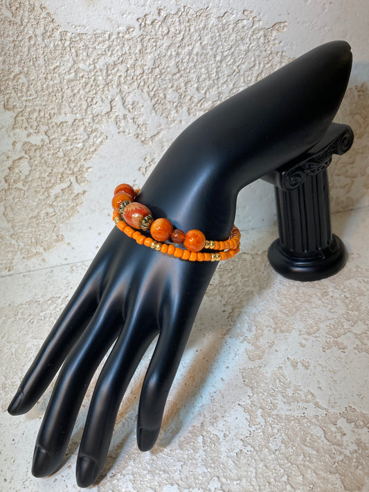 Orange Popsicle Bracelet