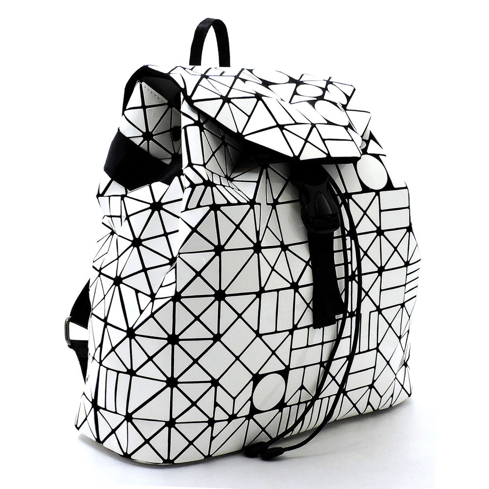 Drawstring Backpack- WHITE